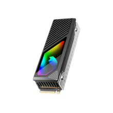 HEATSINK FOR SSD COOLMOON СM-M2F-02 ARGB BLACK