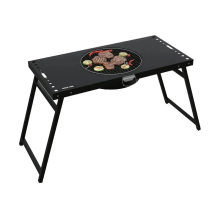 GREEN LION BLACK GNPOBBQTBK PIKNIK ÜÇIN PORTATIW GRILL STOLY