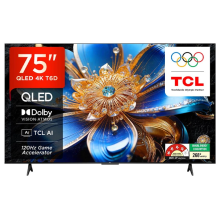 TV TCL 75T6D 75" 120HZ 4K UHD QLED GOOGLE TV