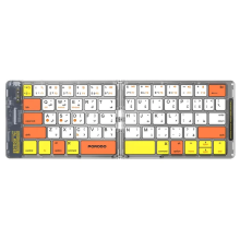 FOLDING KEYBOARD PORODO CRYSTAL SHELL ENG AR PD-ETK03-WH