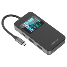 DOCKING STATION PORODO 6 IN 1 MULTI PORT PDTC630GY