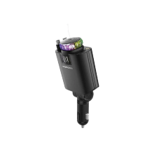PORODO AROMAGLOW 120W FAST CAR CHARGER PDCHD120WBK AWTOULAG ÜÇIN ZARÝAD BERIJI