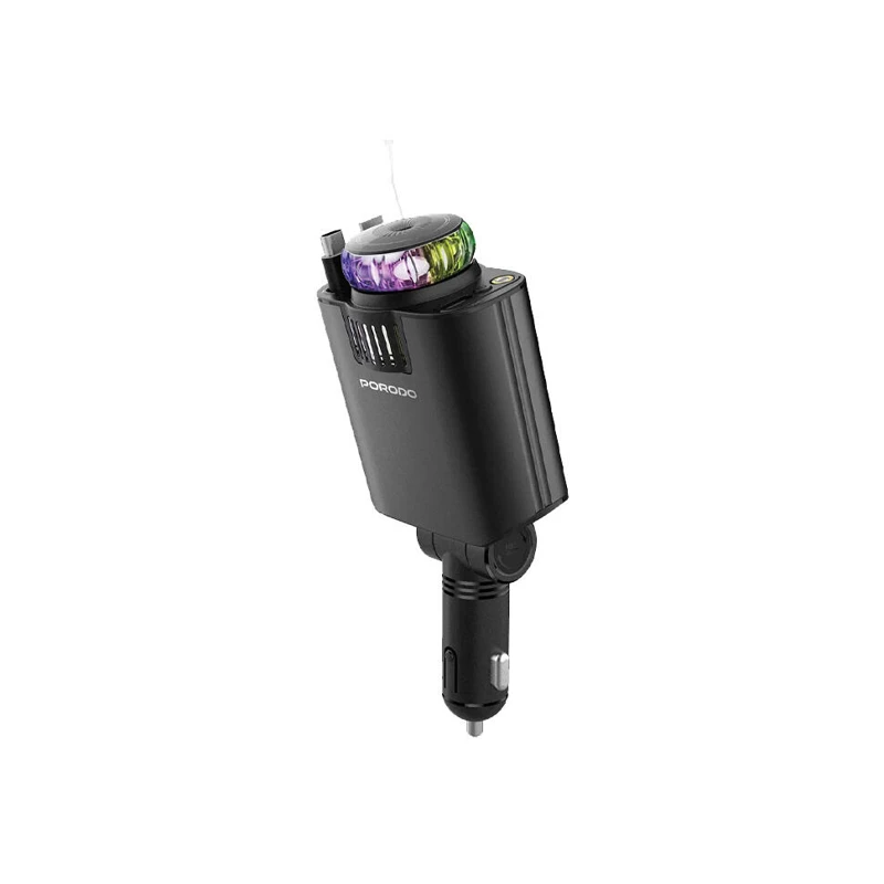 PORODO AROMAGLOW 120W FAST CAR CHARGER PDCHD120WBK АВТОМОБИЛЬНОЕ З/У