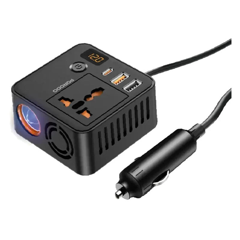INVERTER FOR CAR PORODO UNIVERSAL AC POWER PD-FWCH057-BK