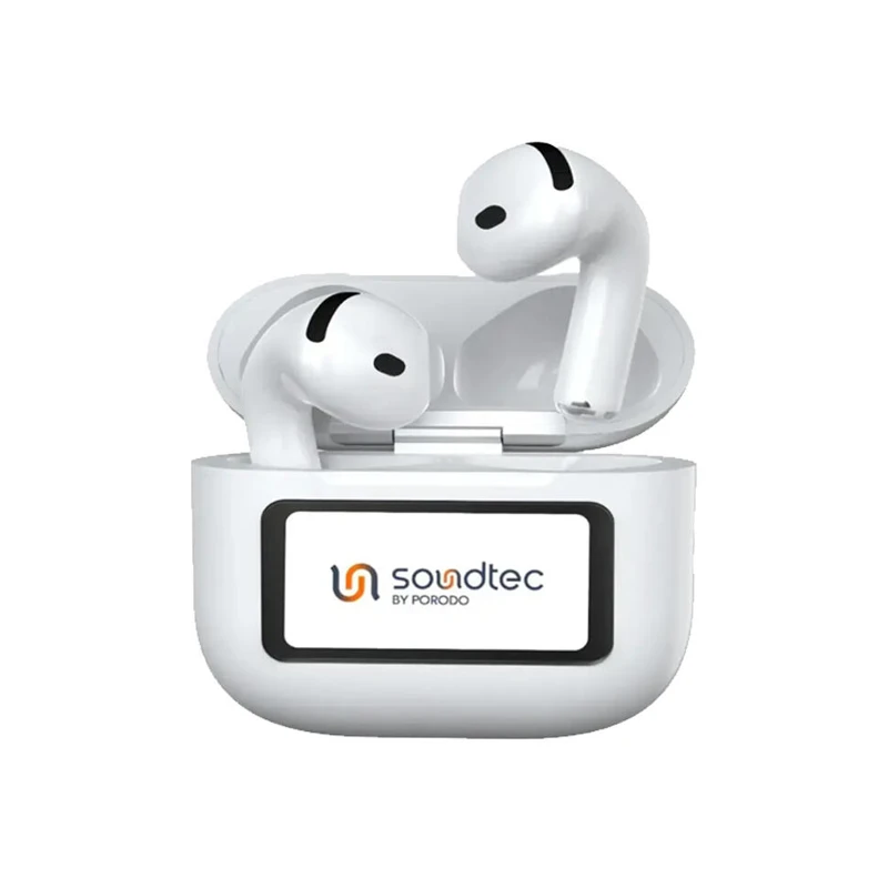 EARPHONES PORODO SOUNDTEC GLIMPSE TWS PD-STWLEP040-WH