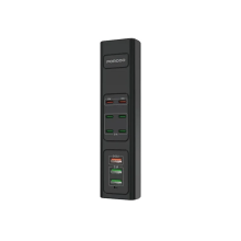 MULTI-PORT USB CHARGING HUB PORODO MULTI-PORT USB CHARGING HUB 85W PD-FWCH031-BK