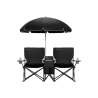 CAMPING CHAIR PORODO LIFESTYLE DUAL CHAIR PDLFSTCH21BK