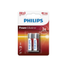 BATTERY PHILIPS POWER ALKALINE 2xAA