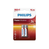 PHILIPS POWER ALKALINE 2xAAA BATAREÝ