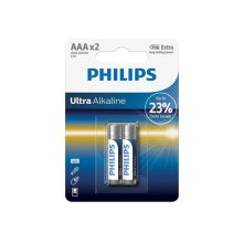PHILIPS ULTRA ALKALINE 2xAAA BATAREÝ