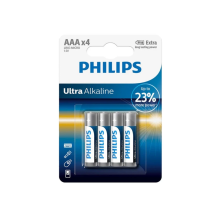 PHILIPS ULTRA ALKALINE 4xAAA BATAREÝ