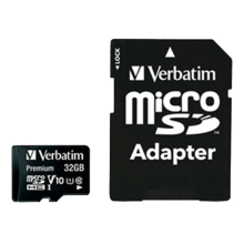 VERBATIM PREMIUM MICROSDHC 32 ГБ CLASS 10 VER-44083 КАРТА ПАМЯТИ