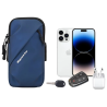 SPORTS RUNNING FITNESS COMPARTMENT BLUE СПОРТИВНАЯ СУМКА-ПОВЯЗКА