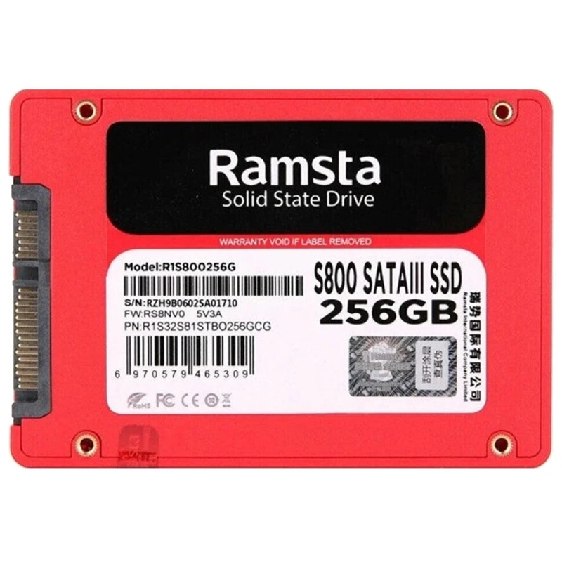 SSD RAMSTA 256 GB S800 2.5" SATA 3D NAND