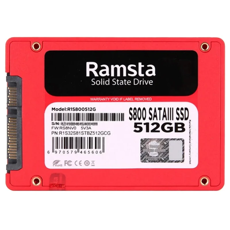 RAMSTA 512 GB S800 2.5" SATA 3D NAND SSD