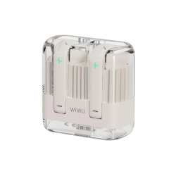 EARPHONES WIWU T21 CRYSTAL (WHITE)