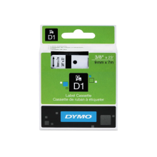 UNIVERSAL SELF-ADHESIVE LABEL TAPE CARTRIDGE DYMO D1 STANDARD SERIES