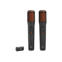 WIRELESS KARAOKE AI MICROPHONE DUO SET JBL EASYSING MICS BLACK