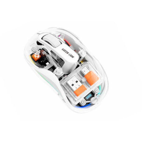 GREEN LION WIRELESS TURTLE MOUSE 2400DPI (WHITE) МЫШЬ