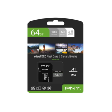 PNY PRO ELITE MICROSDXC 64 ГБ КАРТА ПАМЯТИ