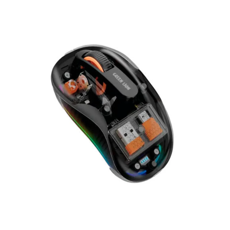 GREEN LION WIRELESS TURTLE MOUSE 2400DPI (BLACK) МЫШЬ