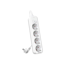 SURGE PROTECTOR DELI T434 4 PORT 1.8M