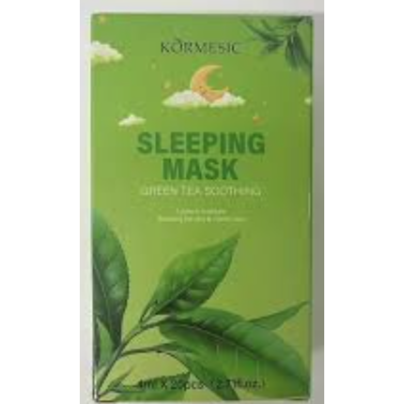 KORMESIC GREEN TEA NIGHT SLEEPING MASK 20PCS