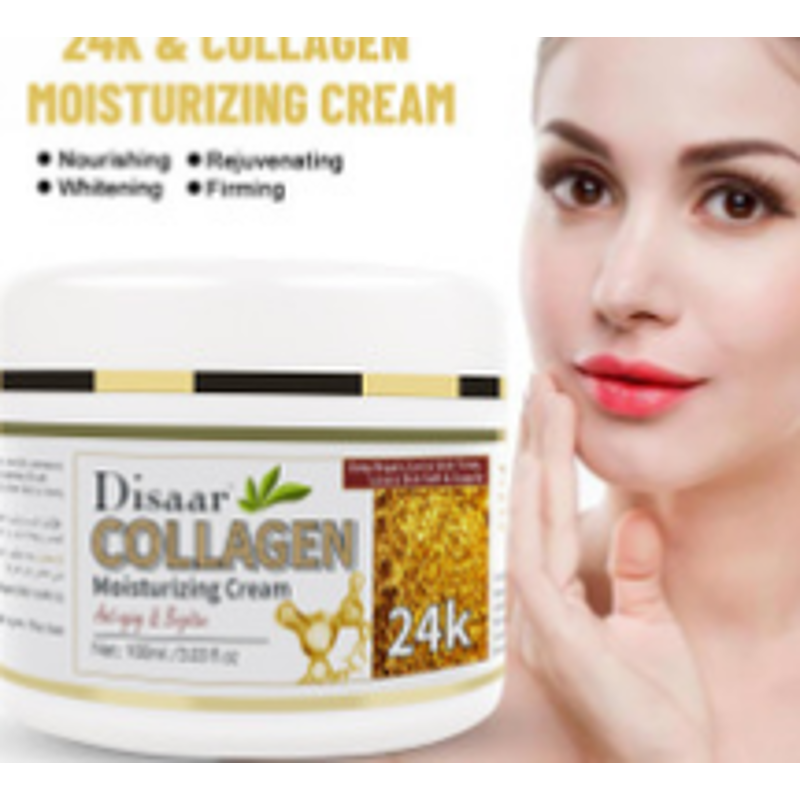 DISAAR 24K ALTYN WE KOLLAGENLI NEMLENDIRIJI ÝYGYRDA GARŞY KREM 100 ML