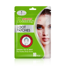 AICHUN BEAUTY ПАТЧИ ДЛЯ НОГ С ЗЕЛЕНЫМ ЧАЕМ И МЯТОЙ 10 ШТ