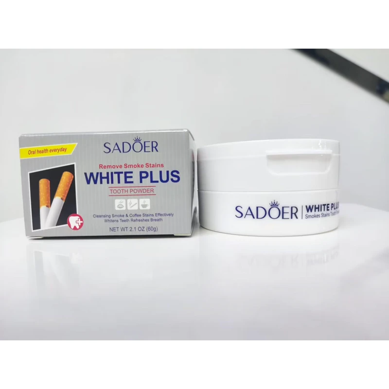 SADOER TEETH WHITENING POWDER FOR SMOKERS 60 G