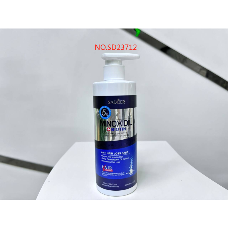 SADOER 5% MINOXIDIL AND BIOTIN ANTI-HAIR LOSS SHAMPOO 300 ML
