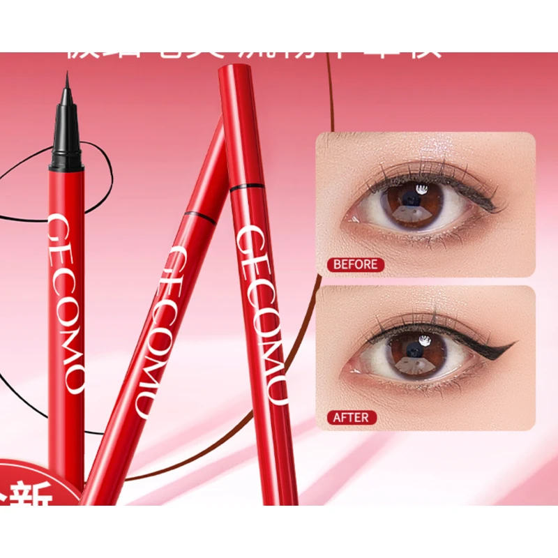 GECOMO WATERPROOF LIQUID EYELINER 01 BLACK