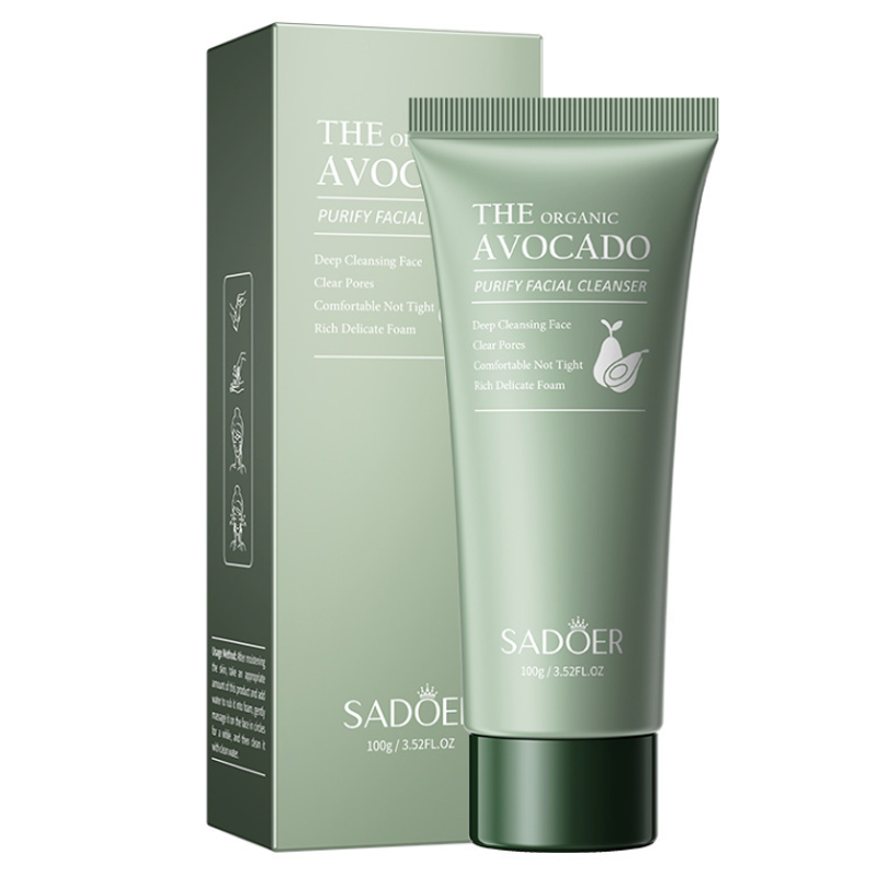SADOER AVOCADO ANTI-WRINKLE CLEANSING FOAM FOR DRY SKIN 100 G