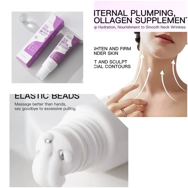 KORMESIC 5-ROLLER NECK WHITENING & LIFTING CREAM 50 G