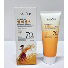 SADOER 70% RICE AND NIACINAMIDE ANTI-WRINKLE WHITENING CLEANSING GEL 100 G