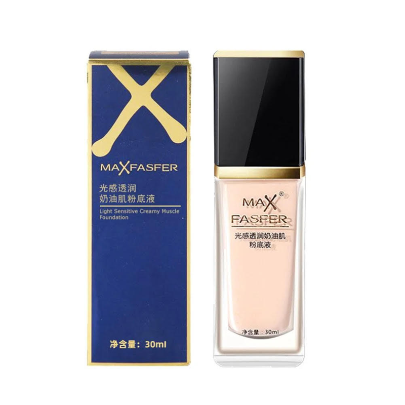 MAXFASFER HIGH COVERAGE LIQUID FOUNDATION 01 IVORY 30 ML