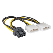 ADAPTER VGA CARD 2x MOLEX - 8PIN