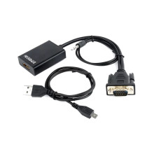 ADAPTER VGA TO HDMI + AUX