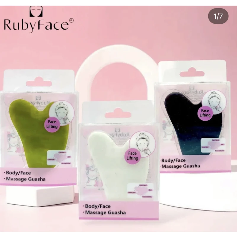 RUBY FACE GUASHA FACE MASSAGE STONES