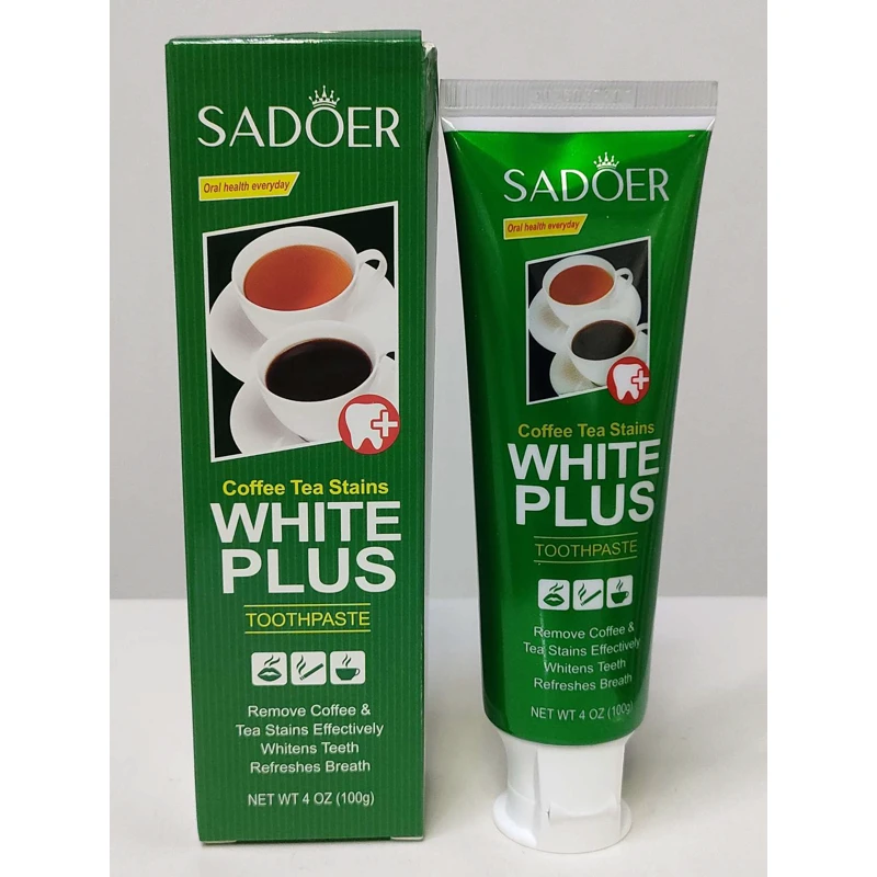 SADOER COFFEE AND TEA STAIN REMOVAL TOOTHPASTE 100G
