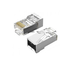 CONNECTOR RJ-45 CAT6 METAL HEAD (100 PCS)