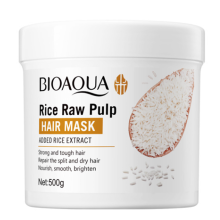 BIOAQUA SAÇ ÜÇIN NEMLENDIRIJI WE ÝUMŞADYJY MASKA 500G