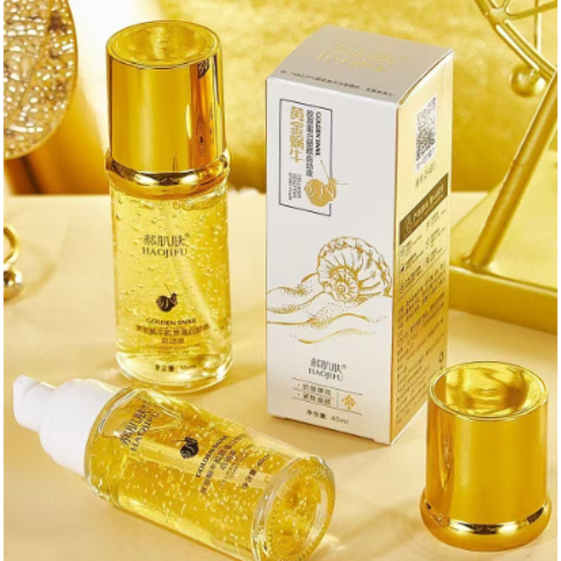HAOJIFU SNAIL AND GOLD ANTI-WRINKLE FACE SERUM 40ML