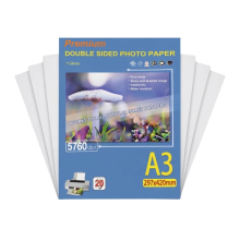 PHOTO PAPER DOUBLE-SIDED A3 20 SHEETS (GLOSSY FINISH)