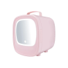 BEAUTY FRIDGE WITH COSMETIC MIRROR AND LED LIGHTING 5-6L PINK МИНИ-ХОЛОДИЛЬНИК