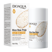 BIOAQUA RICE PORE CLEANSING CLAY MASK STICK 30G
