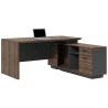 NOEL C-DD1816 WALNUT WOOD OFIS STOLY