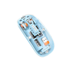 GREEN LION TRANSPARENT MOUSE 2 1600DPI (BLUE) SYÇANJYK