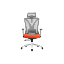 OFFICE CHAIR NOEL PRIMA-HG (WHITE-ORANGE)