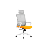 OFFICE CHAIR NOEL EMMA-H (GRAY-ORANGE)